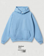 Medium Blue Hooded