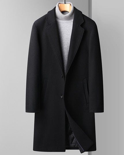Woolen Coat Men's Business Korean Version
