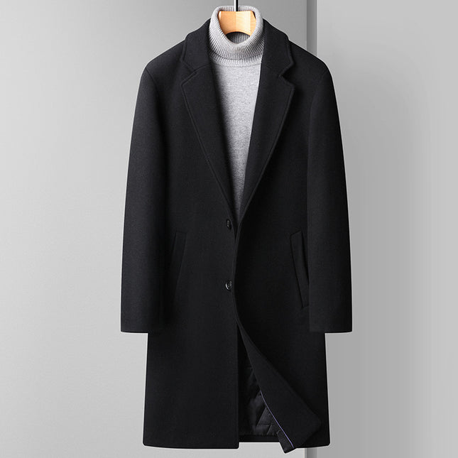 Woolen Coat Men's Business Korean Version