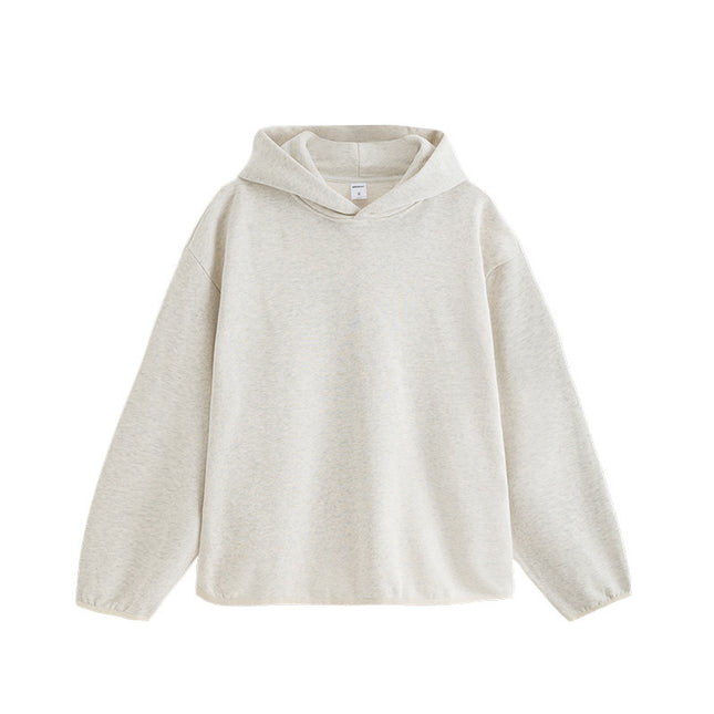 Thin Hoodie Loose And Simple Solid Color High Street