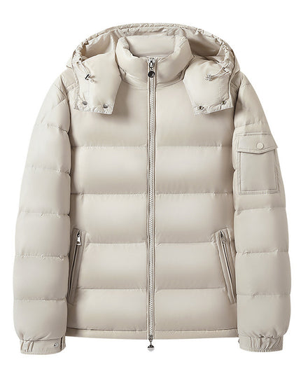 Men's Hooded Trend Fashionable Warm Jacket | Lightweight Duck Down Winter Coat