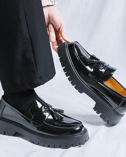 British Leather Shoes Men's Platform