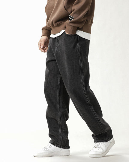 Stylish Loose Plus Size Jeans For Men