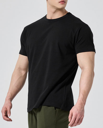 Fitness Sports Round Neck Men's Short-sleeved T-shirt
