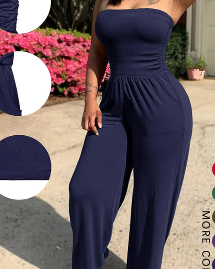 Strapless Without Belt Pockets One-piece Four Seasons Machine Washable