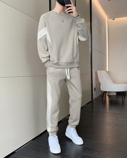 American Sweater Loose Trousers Youth Fashion Casual Two-piece Suit