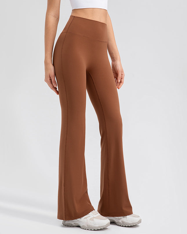 Female High Waisted Hip Lifting Micro Trumpet Yoga Pants