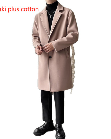 Affordable Luxury Style Mid-length Loose Trendy Woolen Coat