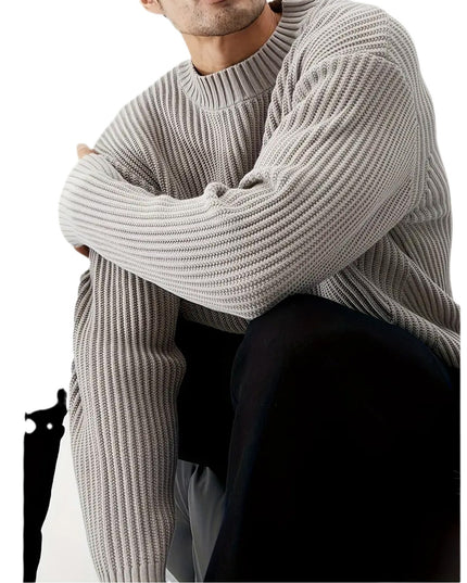 Ins Round Neck Korean Style Trendy Sweater Men