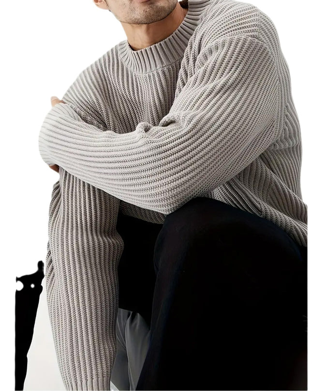 Ins Round Neck Korean Style Trendy Sweater Men