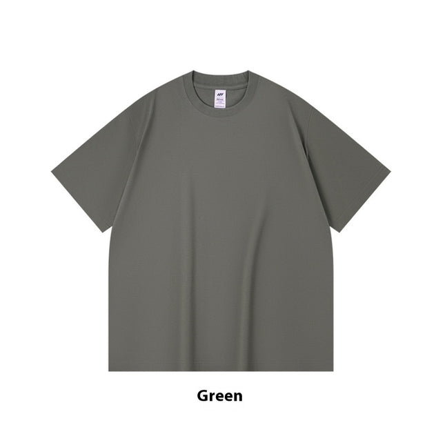 Cotton Heavy Round Neck Cultural T-shirt Advertising Shirt