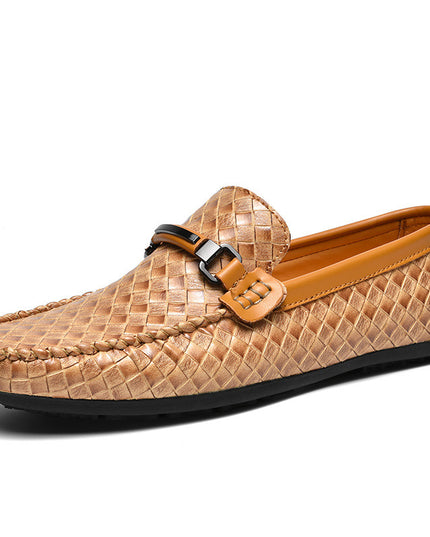 Men's Casual Leather Shoes Flat Heel