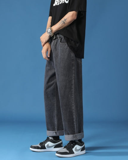 Jeans Men's Baggy Straight Trousers