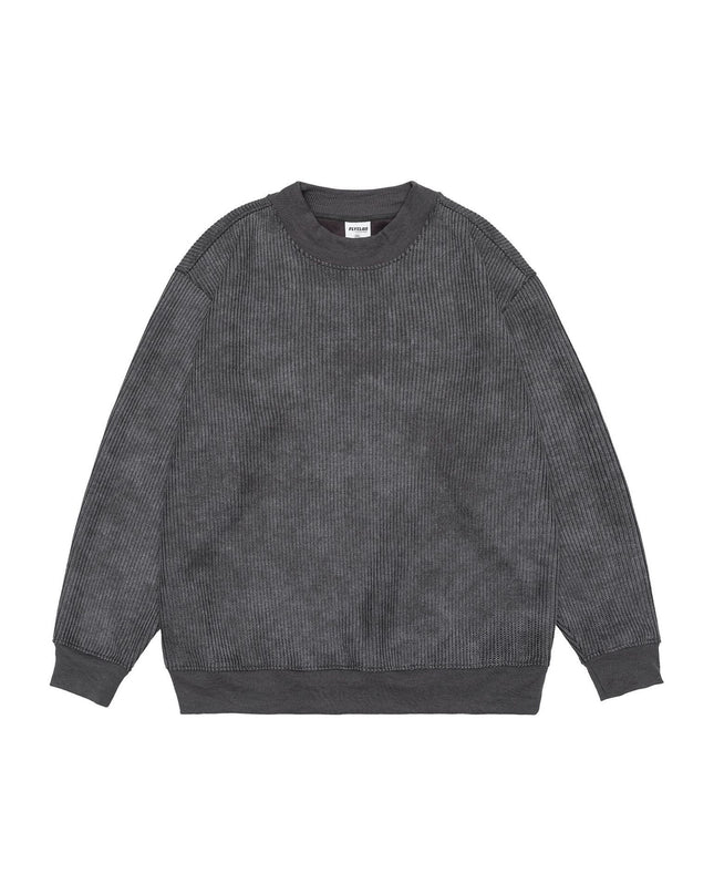 Heavy Knitted Round Neck Sweater Trendy Idle Style All-match Loose Couple's Tops