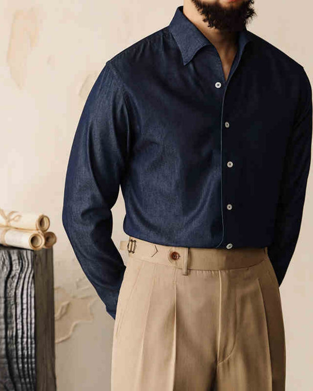 Business Loose Iron Free Solid Color Top
