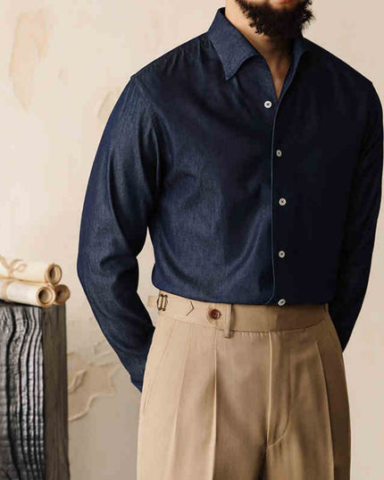 Business Loose Iron Free Solid Color Top