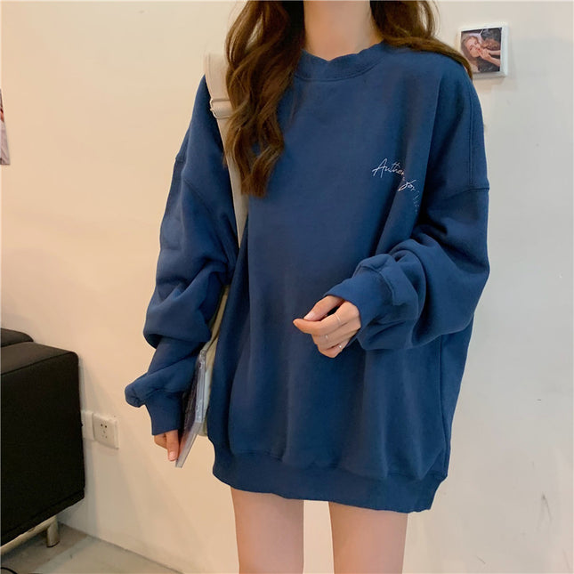 Loose Korean Style Autumn And Winter Leisure Top
