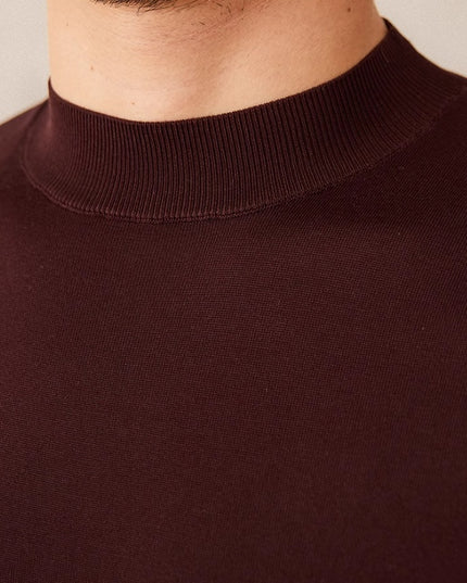 Slim Fit Small Round Neck Short Sleeve