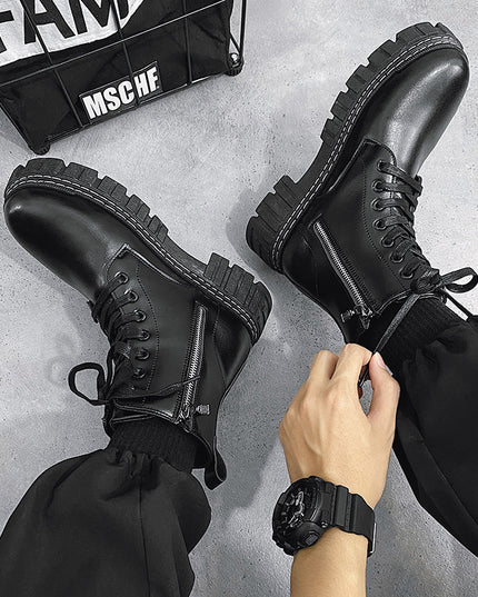 Martin Boots Men's British Style Side Zipper