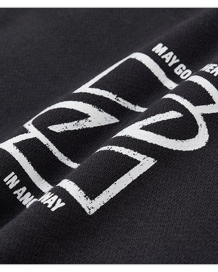 Fashion Hooded Sweatshirt Loose Top Men