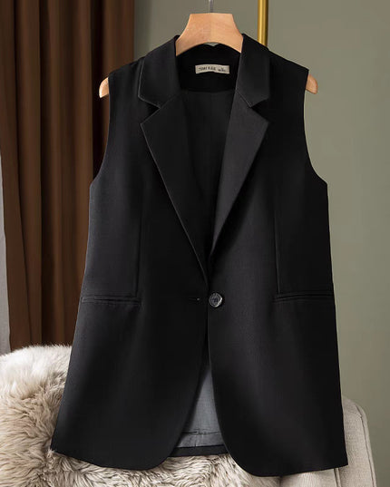 Women's Spring And Autumn Design Sense Vest Coat