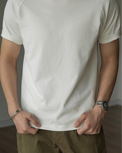 American Retro 300g Heavy Round Neck Dry T-shirt