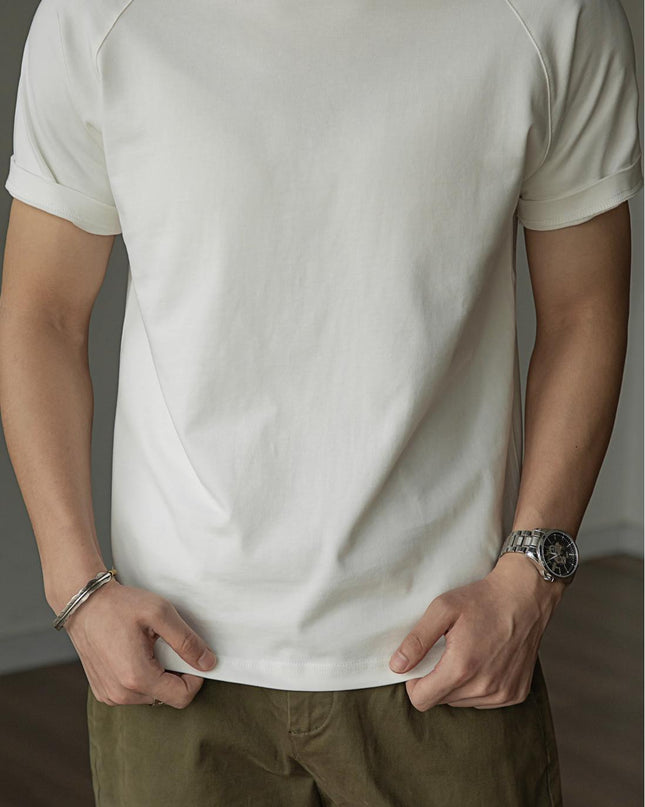American Retro 300g Heavy Round Neck Dry T-shirt